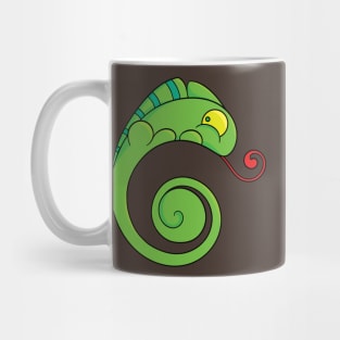 Cute chameleon Mug